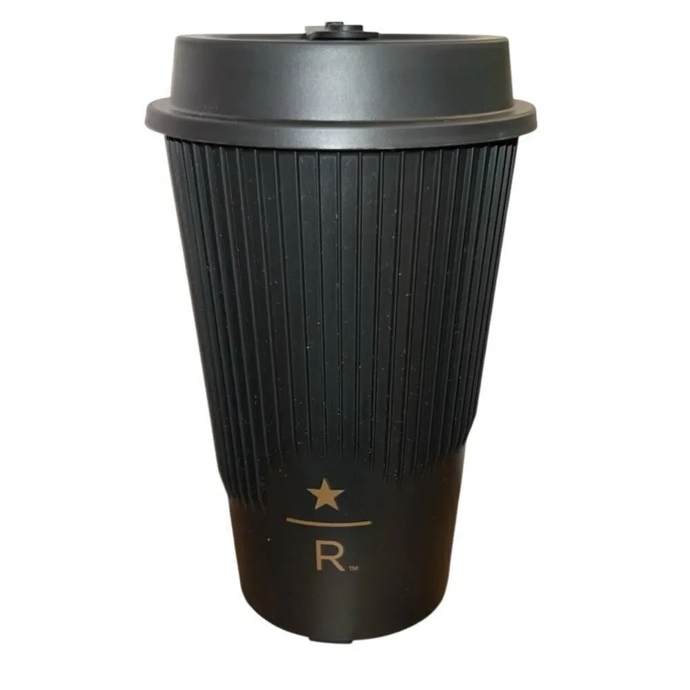 Starbucks Reserve Black Reusable Cold Cup 16oz | Prague Europe Exclusive | New